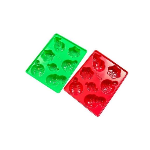 Christmas-Themed Silicone Mold Set For Baking & Crafts - Picture 2 of 5